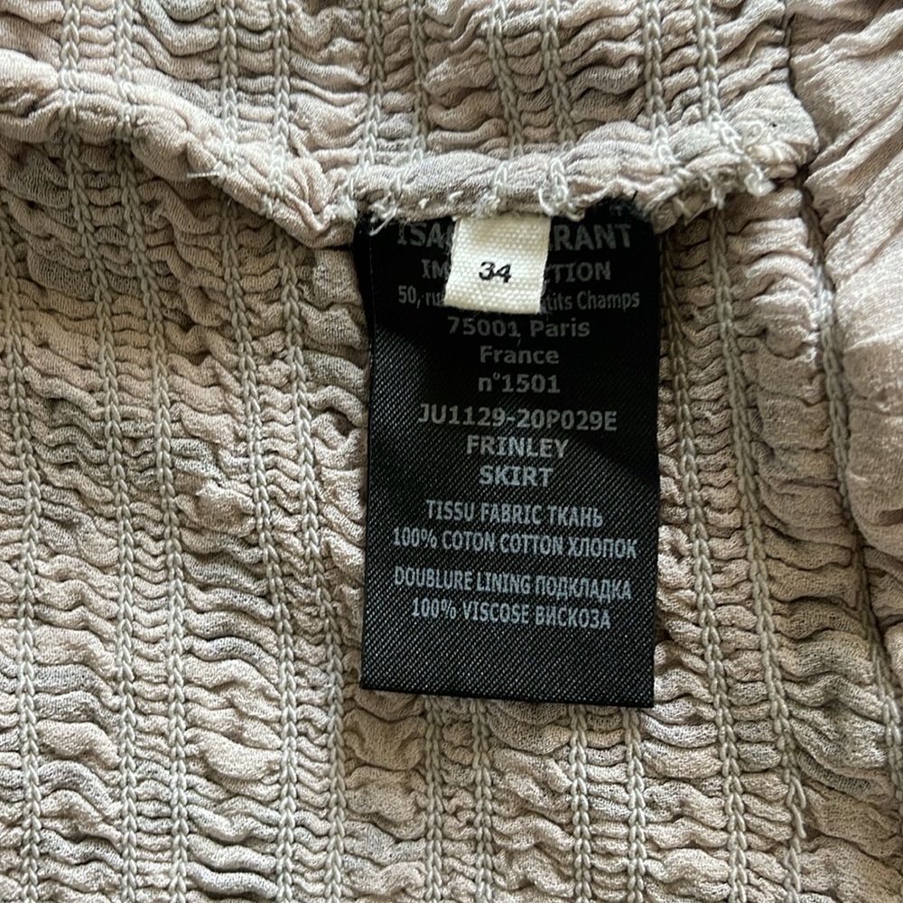 Isabel Marant Smocked Mini Skirt - Picture 3 of 5